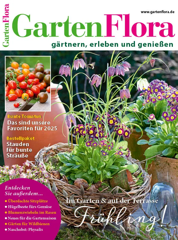 Cover der GartenFlora, Ausgabe März 2025