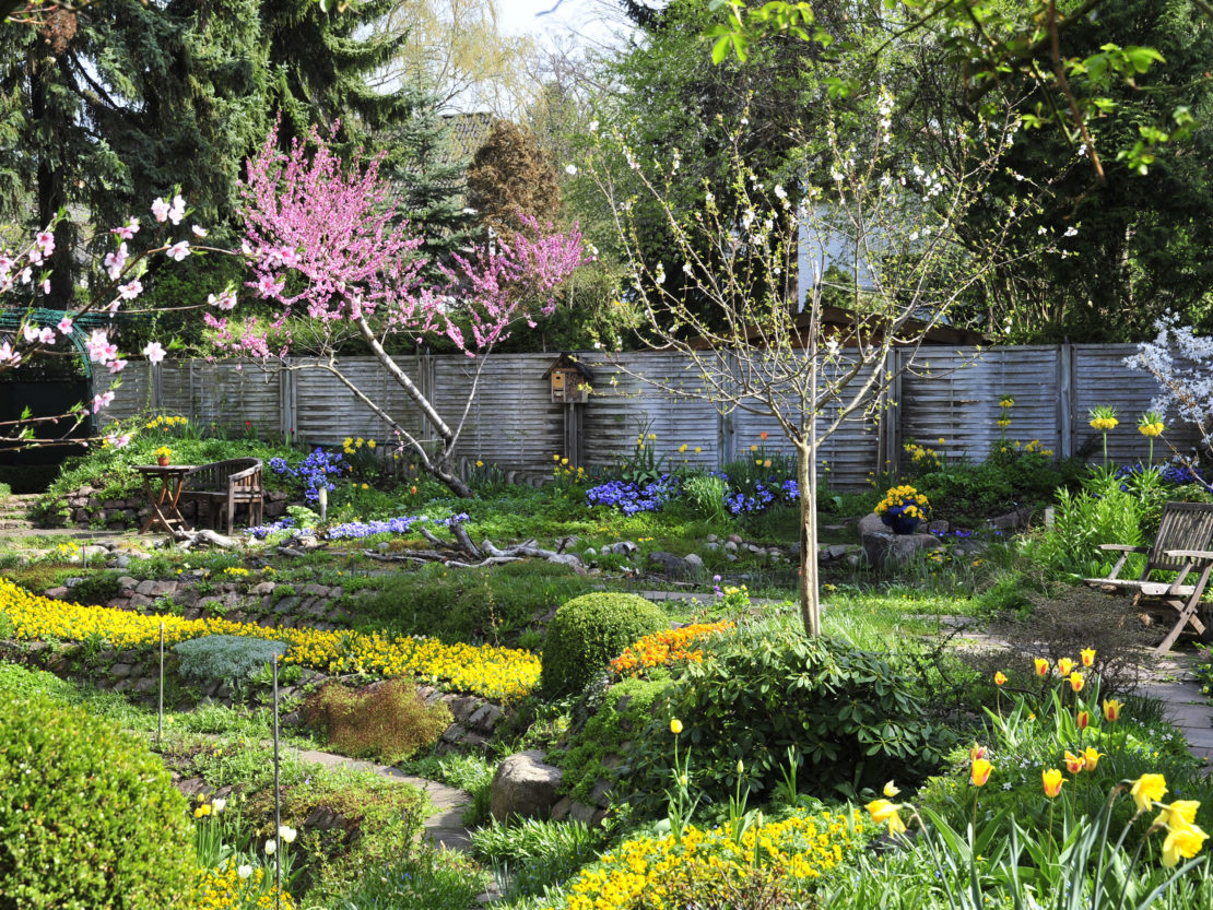 Bunter Garten in der Großstadt GartenFlora