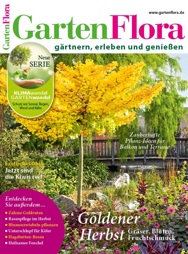 Cover der GartenFlora-Ausgabe Oktober 2024