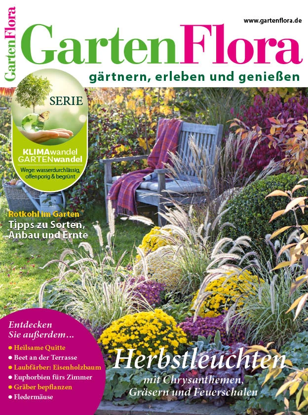 Titelblatt der GartenFlora-November-Ausgabe 2024