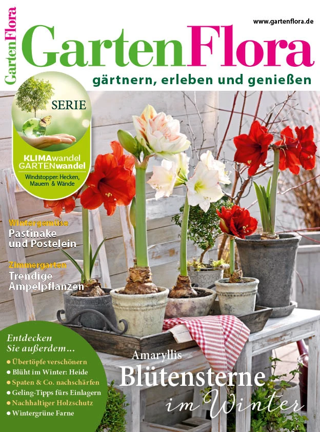 Cover der GartenFlora, Ausgabe Januar 2025